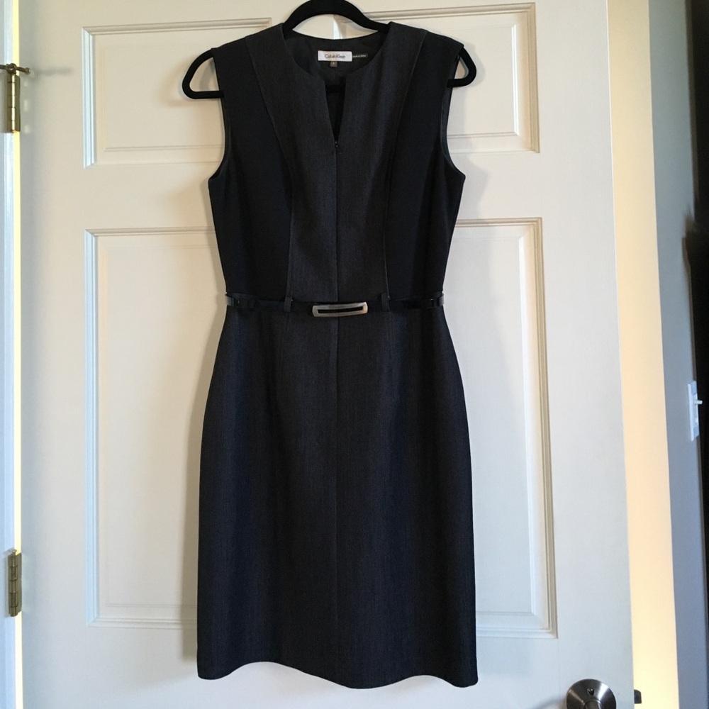 Calvin Klein sheath dress.